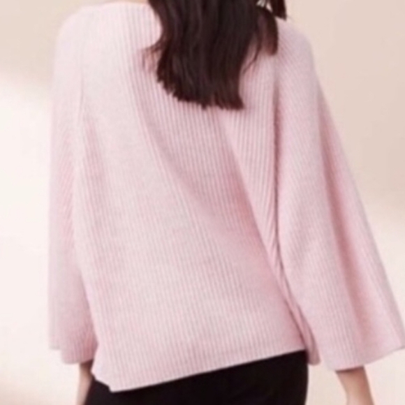 Lou & Grey Pink Ribbed Oversided Sweater - Picture 6 of 15